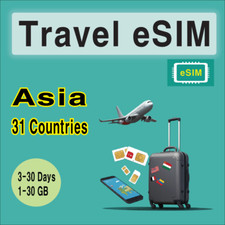 [eSIM] Asia Travel SIM Card