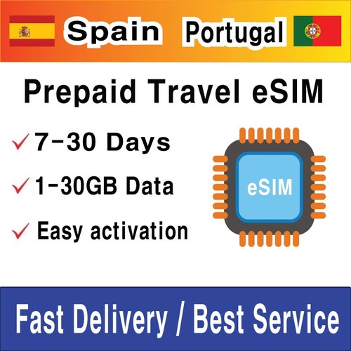 Esim spain portugal travel - [esim], /