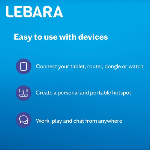Scheda sim mobile lebara - scheda,