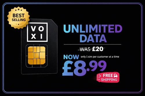 Voxi vodafone unlimited data - vodafone,