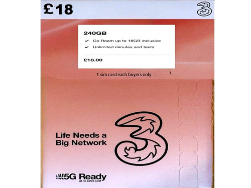 240gb three uk - 5g, as